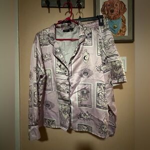 Nasty Gal Satin Tarot Pajama Set